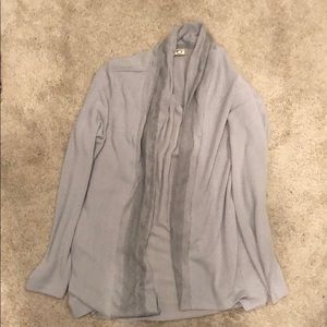 Gray cardigan